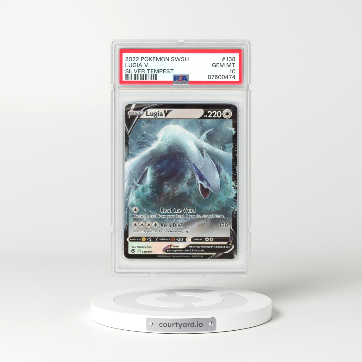 2022 POKEMON SWORD AND SHIELD SILVER TEMPEST popular 138 LUGIA V PSA 10